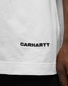 Carhartt Wip Link Script T Shirt White - Mens - Shortsleeves