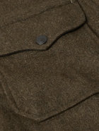 RRL - Wool-Blend Felt Overshirt - Green