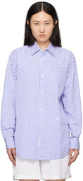 EYTYS White & Blue Otis Shirt