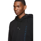 Givenchy Black Vertical Logo Hoodie