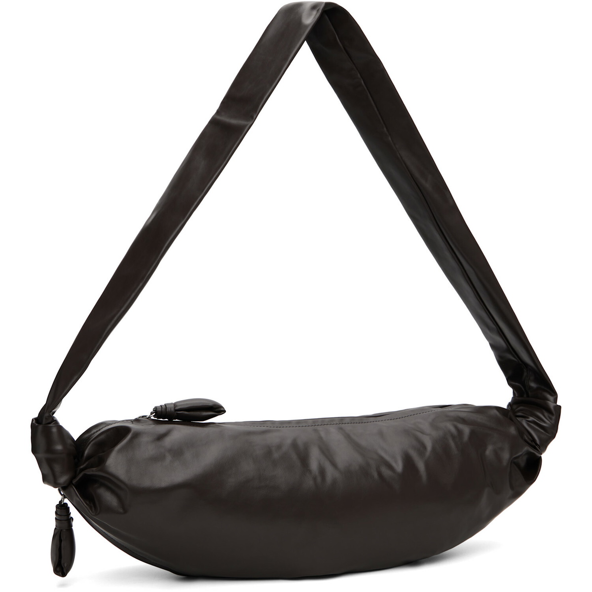 LEMAIRE Brown Medium Soft Croissant Bag