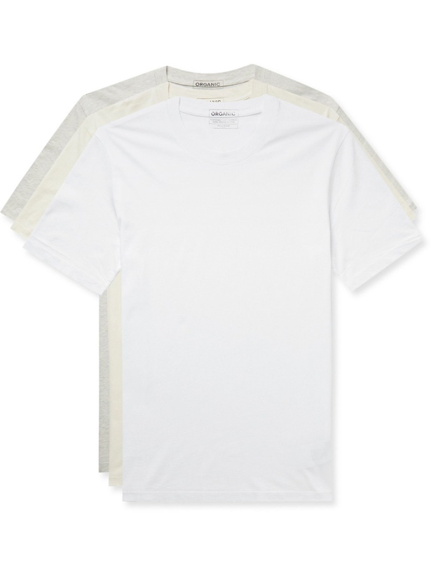 Photo: Maison Margiela - Three-Pack Cotton-Jersey T-Shirts - White