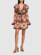 ETRO - Ruffled Printed Chiffon Mini Dress