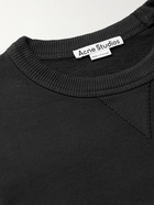 Acne Studios - Logo-Print Cotton-Jersey Sweatshirt - Black