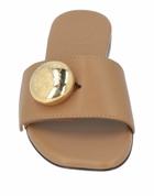 Loewe Womens Sandals Camel