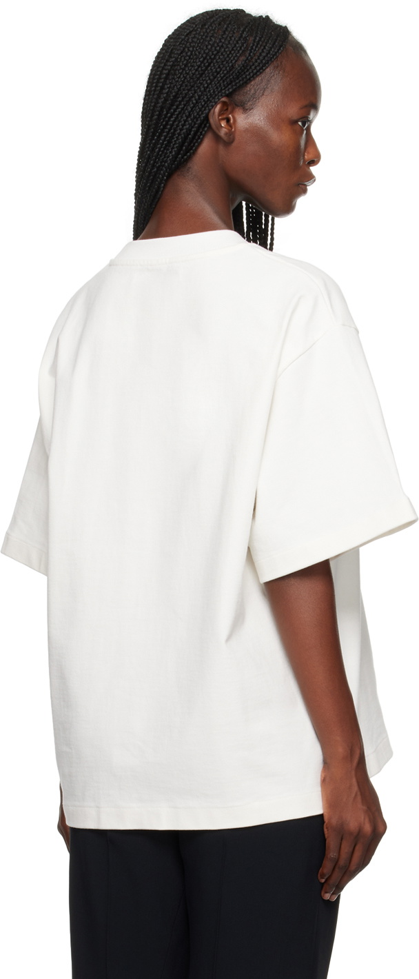 JIL SANDER ホワイト Tシャツ Jil Sander White Printed T-Shirt Jil Sander