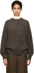 Carven Brown Knit Sweater