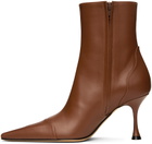 MACH & MACH Brown Dark 85 Ankle Boots