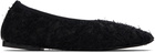 Proenza Schouler Black Glove Lace Ballerina Flats