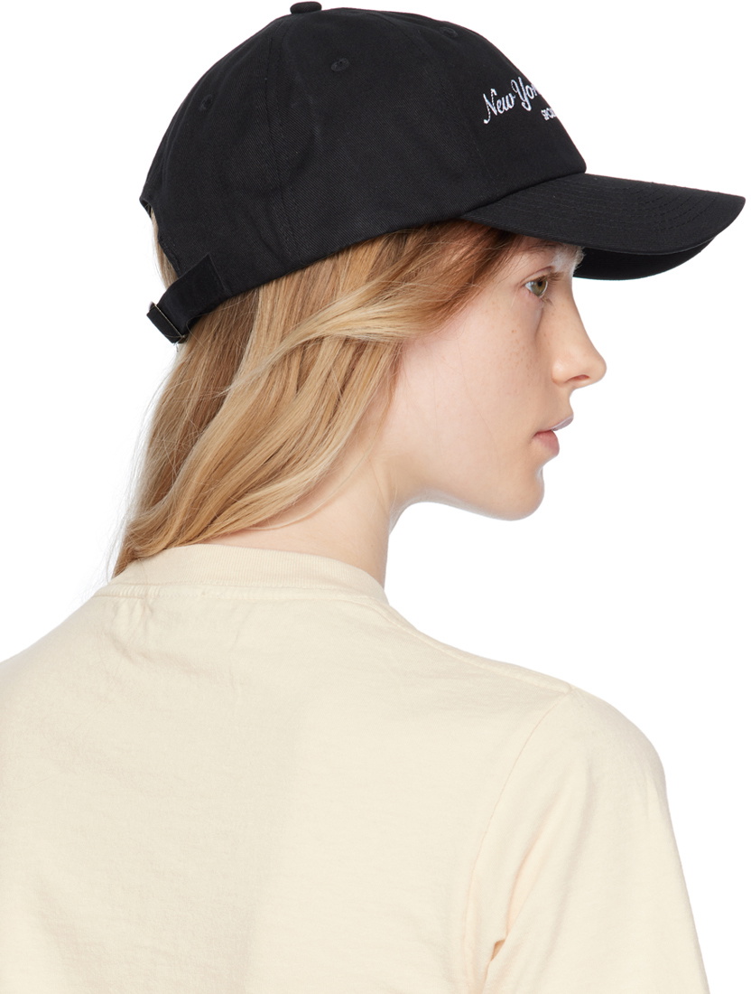 Sporty & Rich Black 'NY Health Club' Cap Sporty & Rich