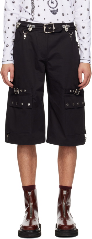 Photo: Chopova Lowena Black Thunderhull Shorts