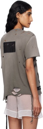 Ann Demeulemeester Gray Fanie Standard Fit T-shirt