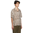 Stussy Off-White Hand Drawn Grid Shirt