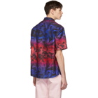 MSGM Black and Purple Logo Shirt