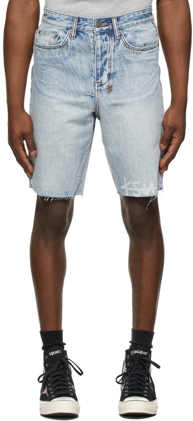 Photo: Ksubi Blue Wolf 1999 City High Shorts