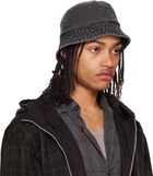OUR LEGACY Black Canvas Bucket Hat