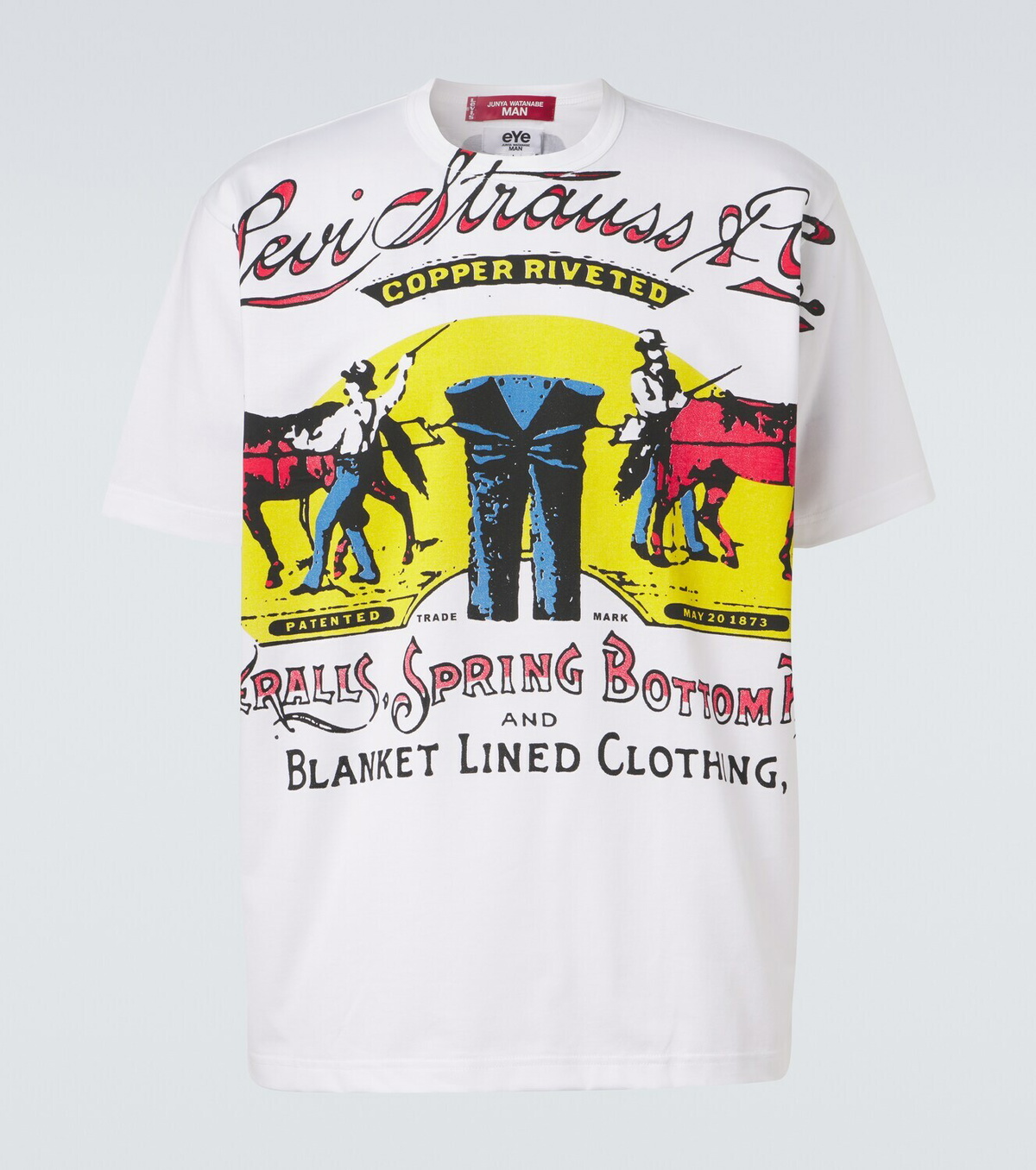 Junya Watanabe x Levi's® printed cotton jersey T-shirt