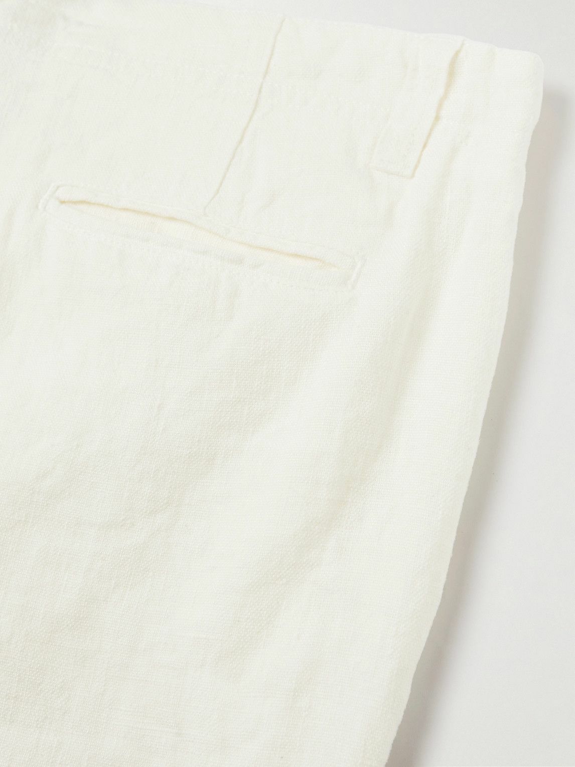 La Paz - Maciel Classic Linen Shorts - White