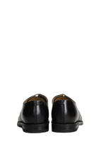 Henderson Baracco Lace Up Shoes In Black Leather