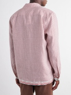 Orlebar Brown - Ridley Printed Linen Shirt - Pink