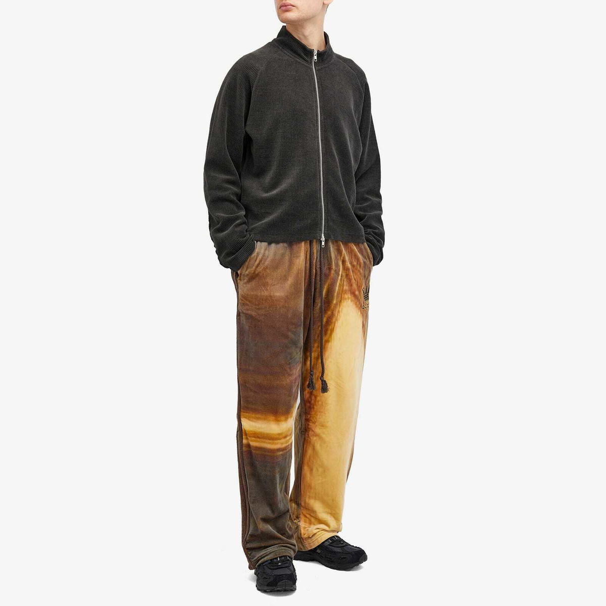 Adidas x SFTM AOP Pant in Brown