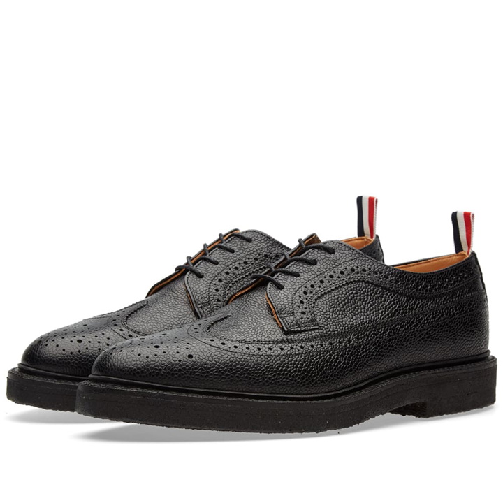 Photo: Thom Browne Classic Crepe Sole Longwing Brogue
