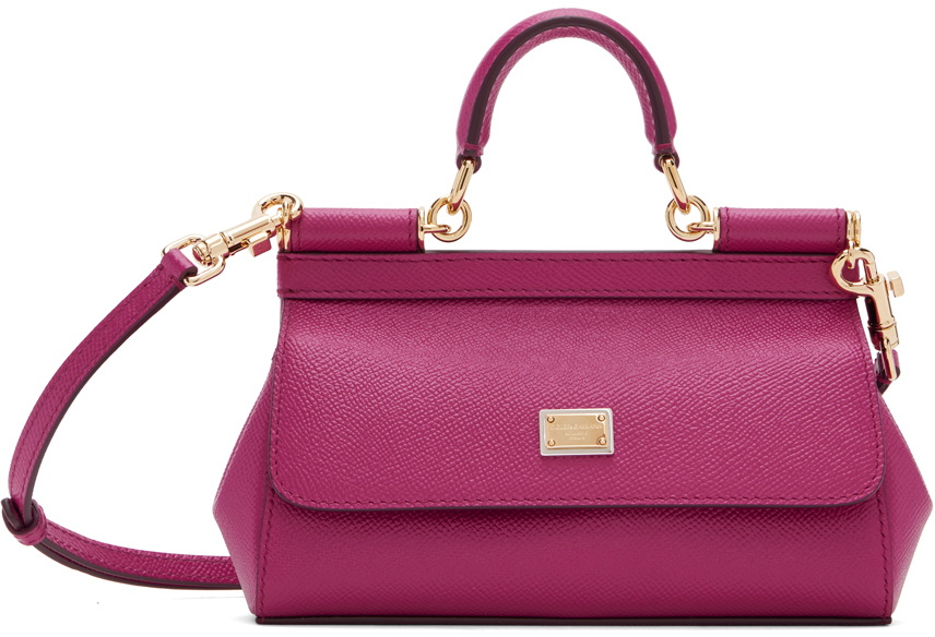 Dolce & Gabbana Pink Small Sicily Bag Dolce & Gabbana
