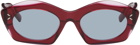 MCQ Pink Round Sunglasses