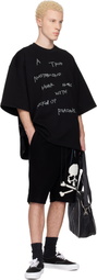 MASTERMIND WORLD Black MW Decorated SS Sweatshirt