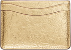 GANNI Gold Bou Metallic Card Holder
