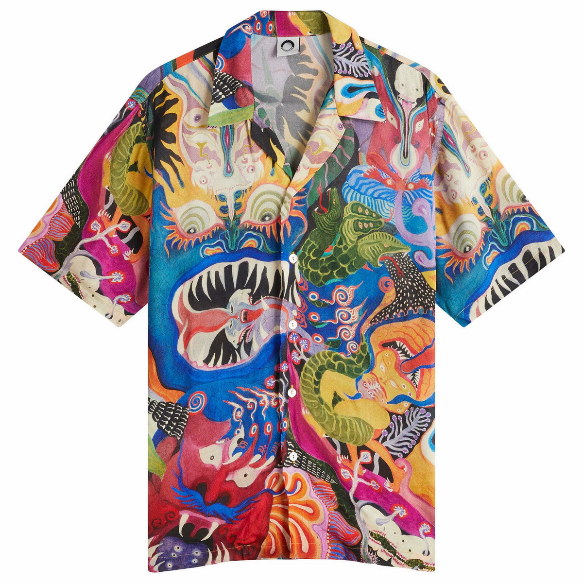 Endless Joy Men's Brain Smasher Vacation Shirt in Multi