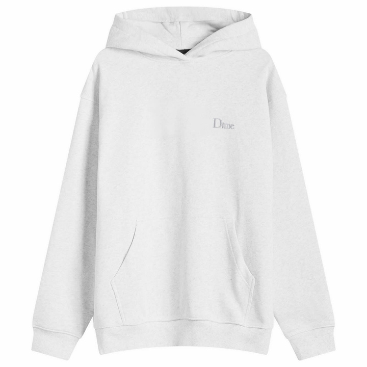 Photo: Dime Men's Classic Small Logo Hoodie in Ash