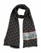 Manila Grace Womens Scarf in Midnight blue