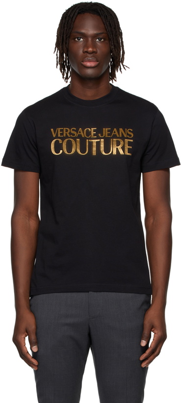Photo: Versace Jeans Couture Black Iconic Logo T-Shirt