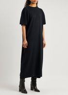Extreme Cashmere N°321 Kris Cotton-blend Midi Dress - Navy - One Size