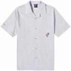 New Balance x Rich Paul Camp Collar Shirt in Violet