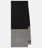 Joseph Color Block wool-blend scarf