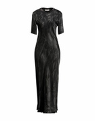Manila Grace Womens Maxi dress Charcoal