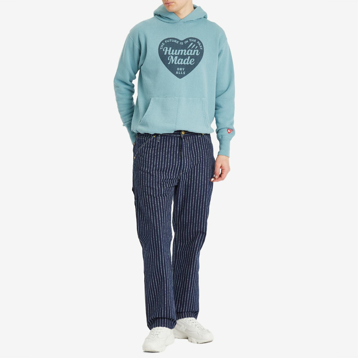 Human Made Men's Tsuriami Heart Hoodie in Blue Human Made