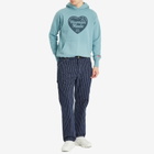 Human Made Men's Tsuriami Heart Hoodie in Blue