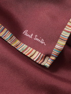 Paul Smith - Striped Silk-Twill Pocket Square