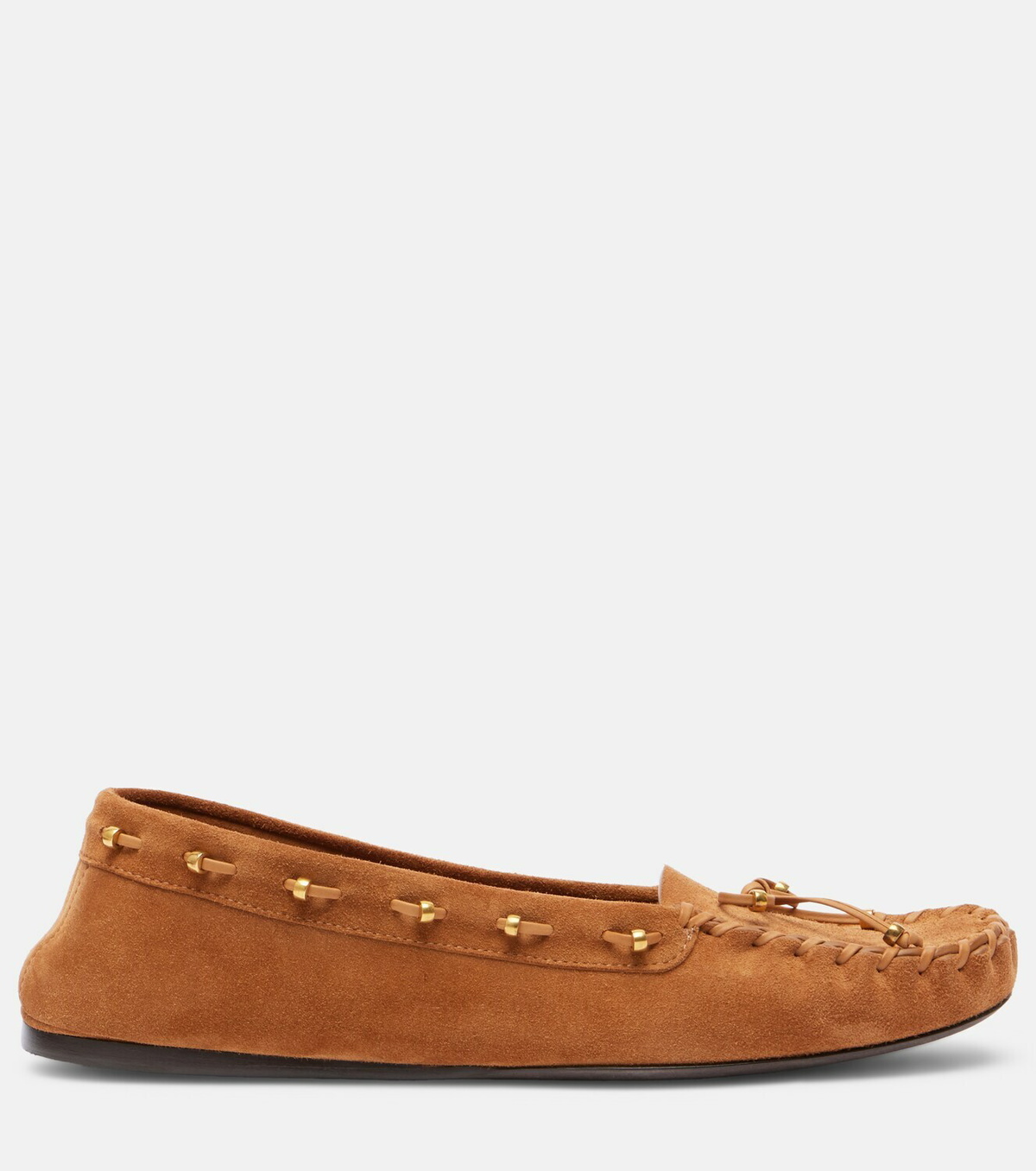 Khaite Milly suede moccasins