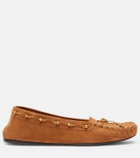 Khaite Milly suede moccasins