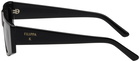 Filippa K Black Angled Sunglasses