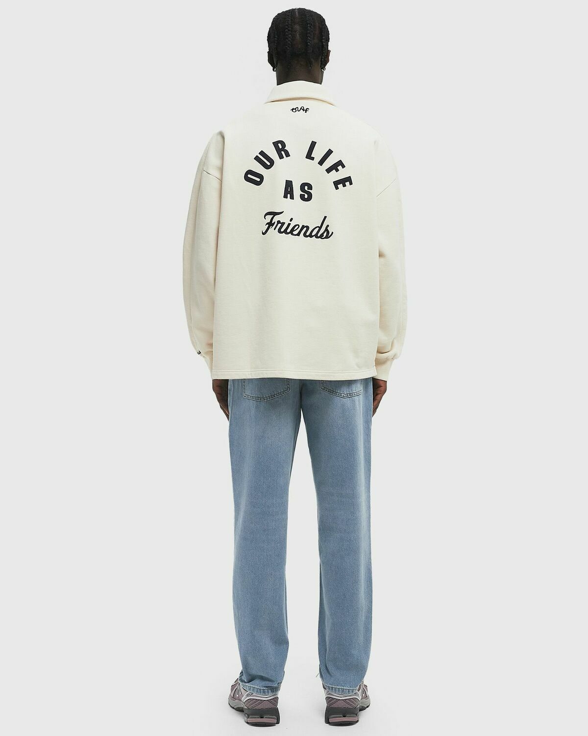ØLÅF VARSITY POLO SWEAT White Men