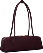 ALAÏA Burgundy 'Le Teckel' Medium Bag