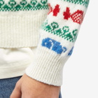 Howlin by Morrison Men's Howlin' Party In The Front Whale Knit in White