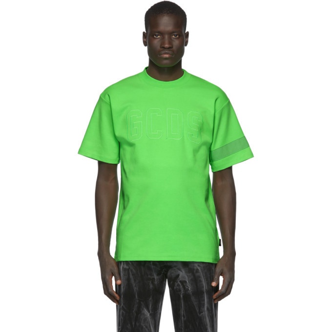 Photo: GCDS Green Fluo Logo T-Shirt