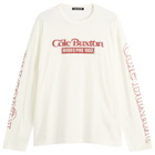 Cole Buxton Men's Rodeo Pro Longsleeve in Vintage Whitalye/Red