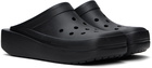 Crocs Black Classic Blunt Toe Clogs